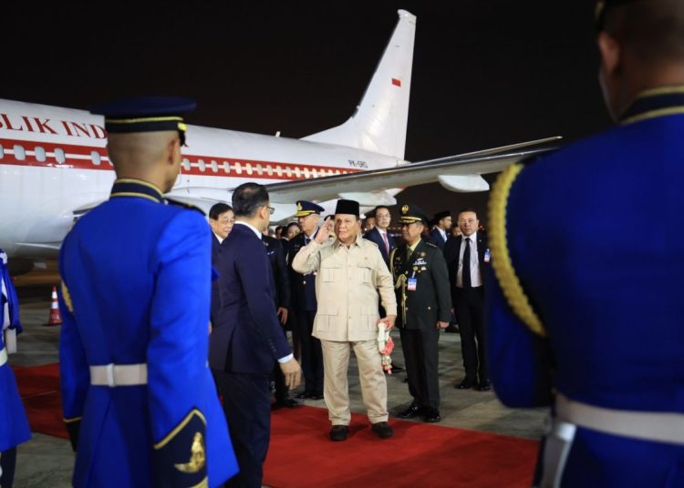 Presiden Prabowo Tiba di Thailand, Fokus Perkuat Hubungan Bilateral